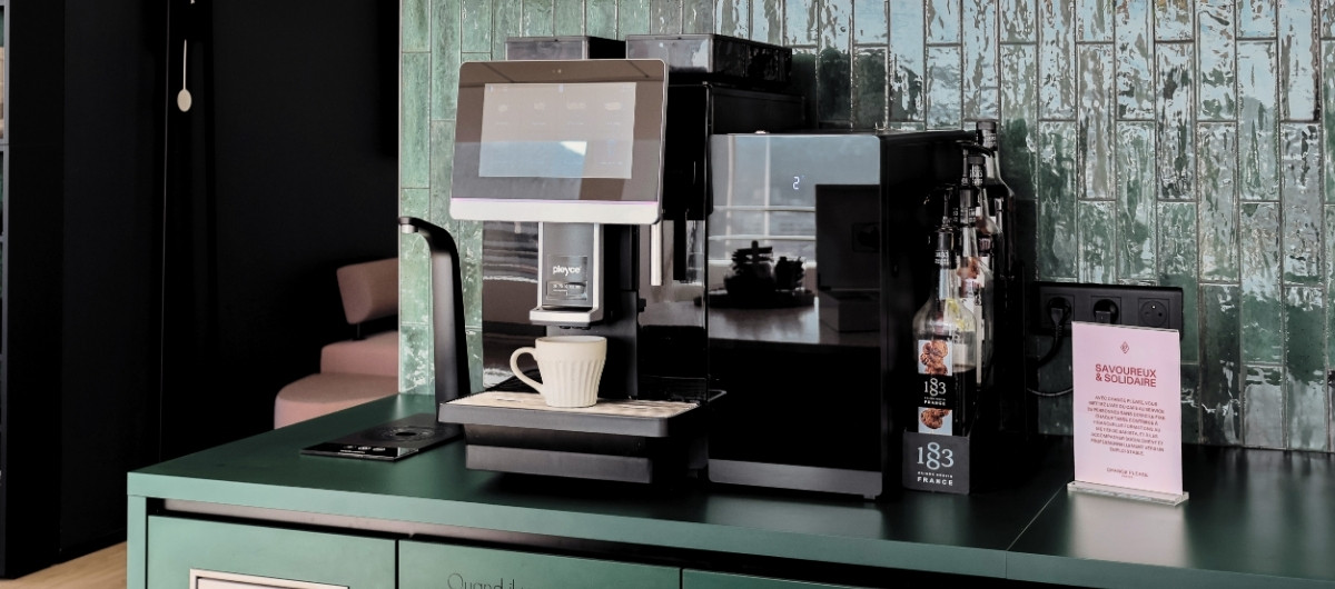 Pleyce Machine à café grains professionnelle ambiance