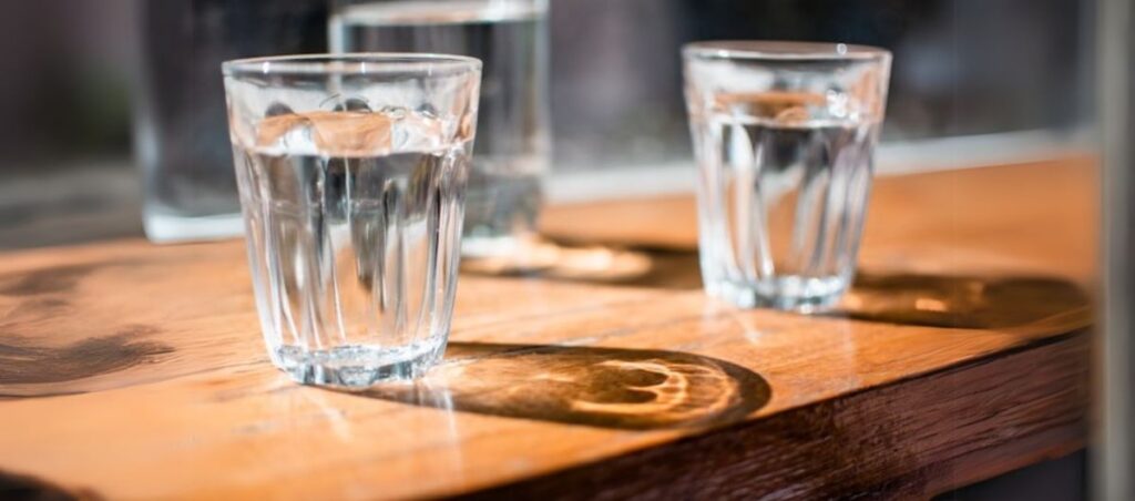 verres d'eau