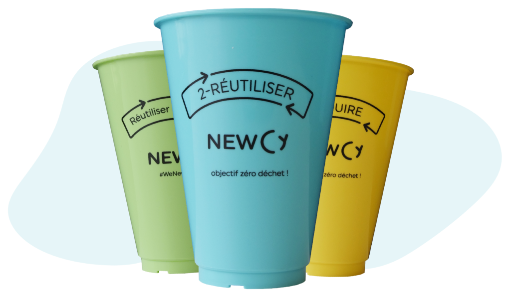 Alternative au gobelet plastique : le gobelet réutilisable NewCy