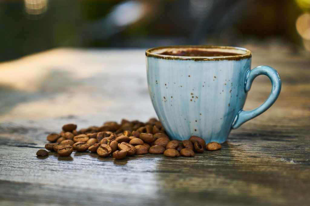 Le café en grain au bureau