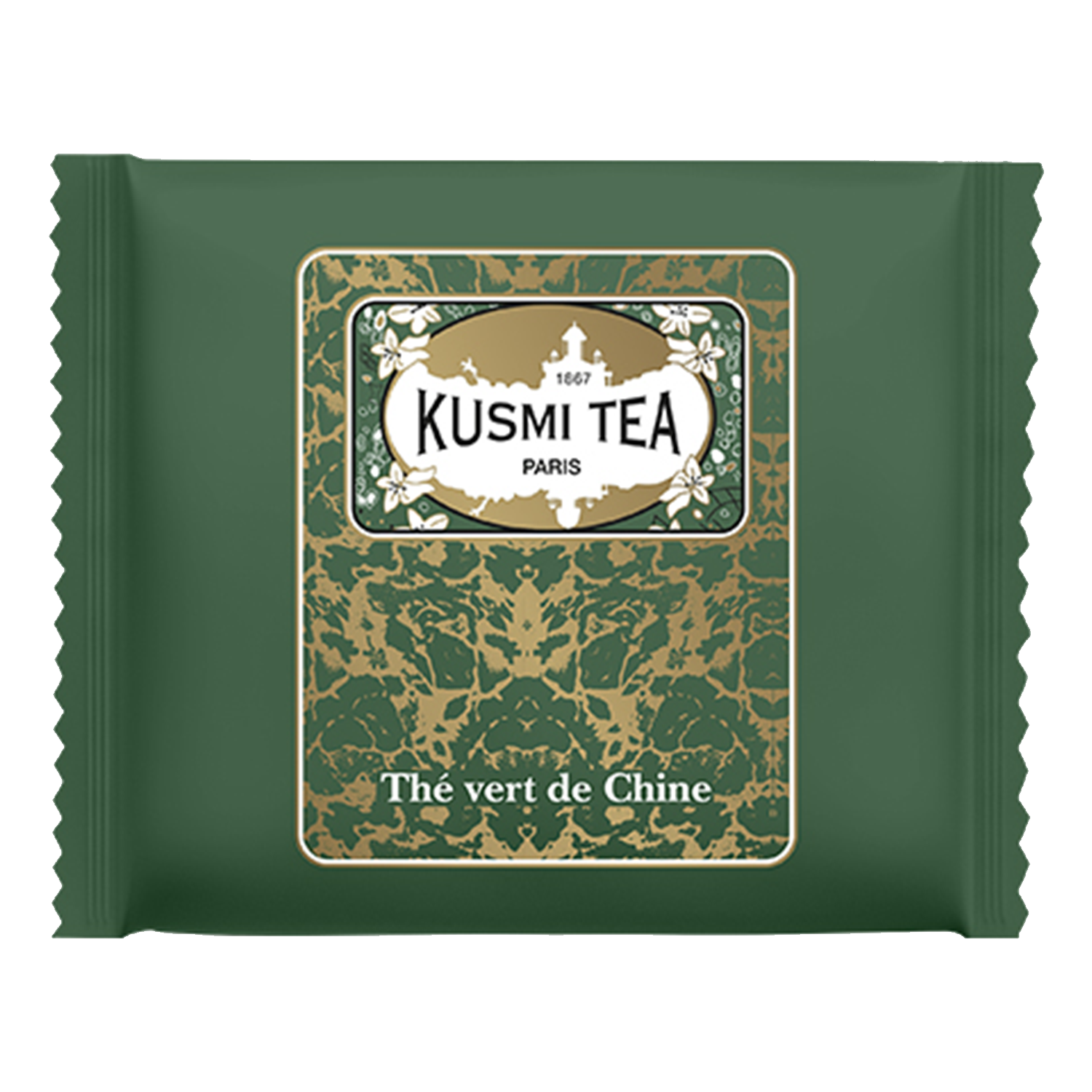sachet de The vert de Chine Kusmi Tea
