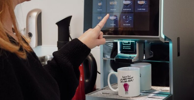 Dans la salle de pause de l’équipe d’Invox