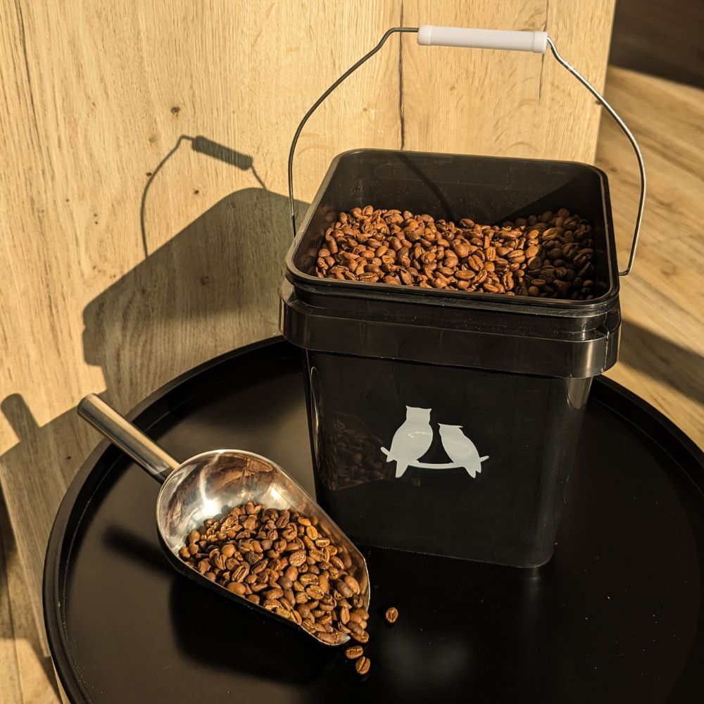 Seau café grain Owl Brothers